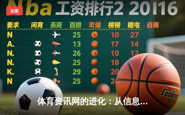 体育资讯网的进化：从信息聚合到情感连接的深层变革